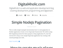 Tablet Screenshot of digitalaholic.com